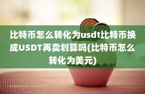 比特币怎么转化为usdt比特币换成USDT再卖划算吗(比特币怎么转化为美元)