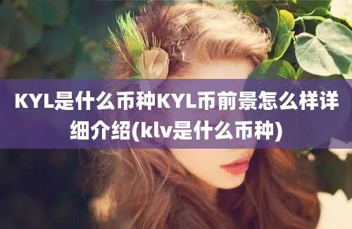 KYL是什么币种KYL币前景怎么样详细介绍(klv是什么币种)