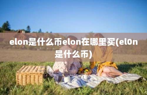 elon是什么币elon在哪里买(el0n是什么币)