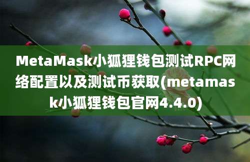 MetaMask小狐狸钱包测试RPC网络配置以及测试币获取(metamask小狐狸钱包官网4.4.0)