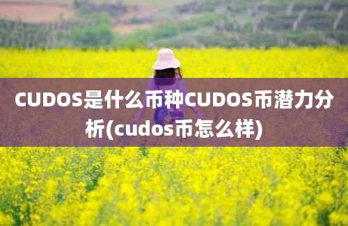 CUDOS是什么币种CUDOS币潜力分析(cudos币怎么样)