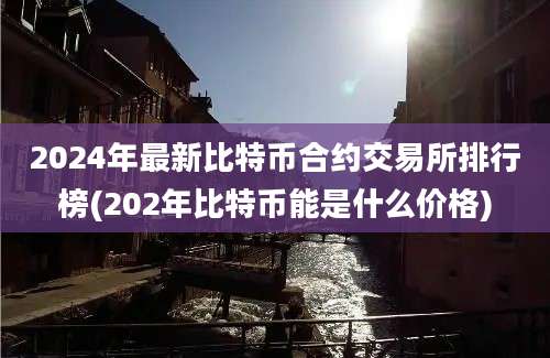 2024年最新比特币合约交易所排行榜(202年比特币能是什么价格)